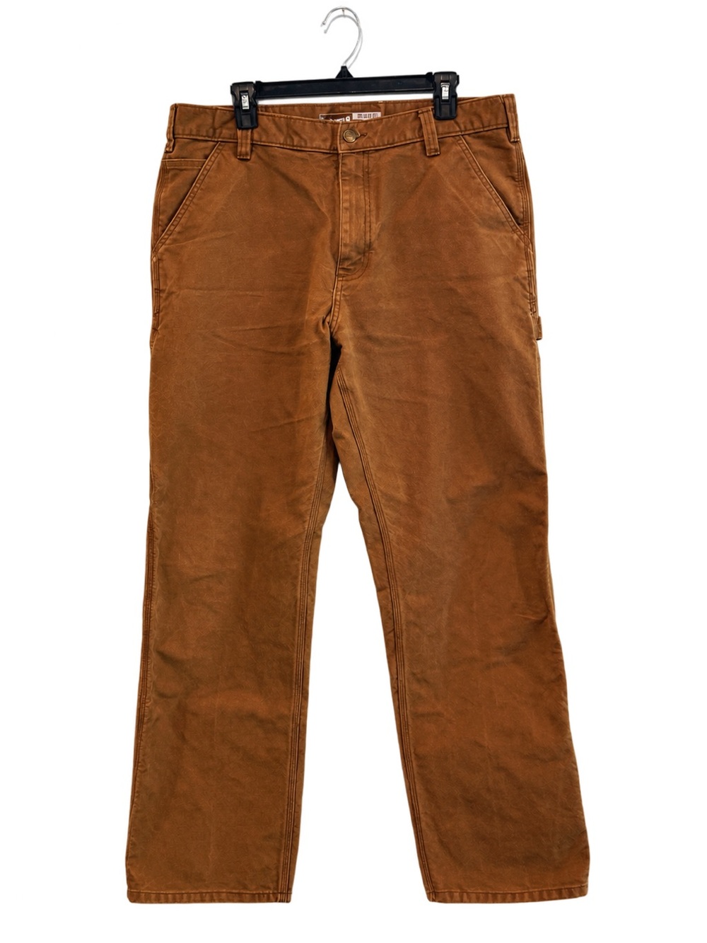 Carhartt Rugged Flex Relaxed Fit Duck Utility Work Pants 36x32 Brown